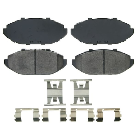 Wagner Brakes Semi-Met Disc Pad Set, Zx748 ZX748